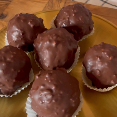 Boules au beurre de Cacahuète et Chocolat